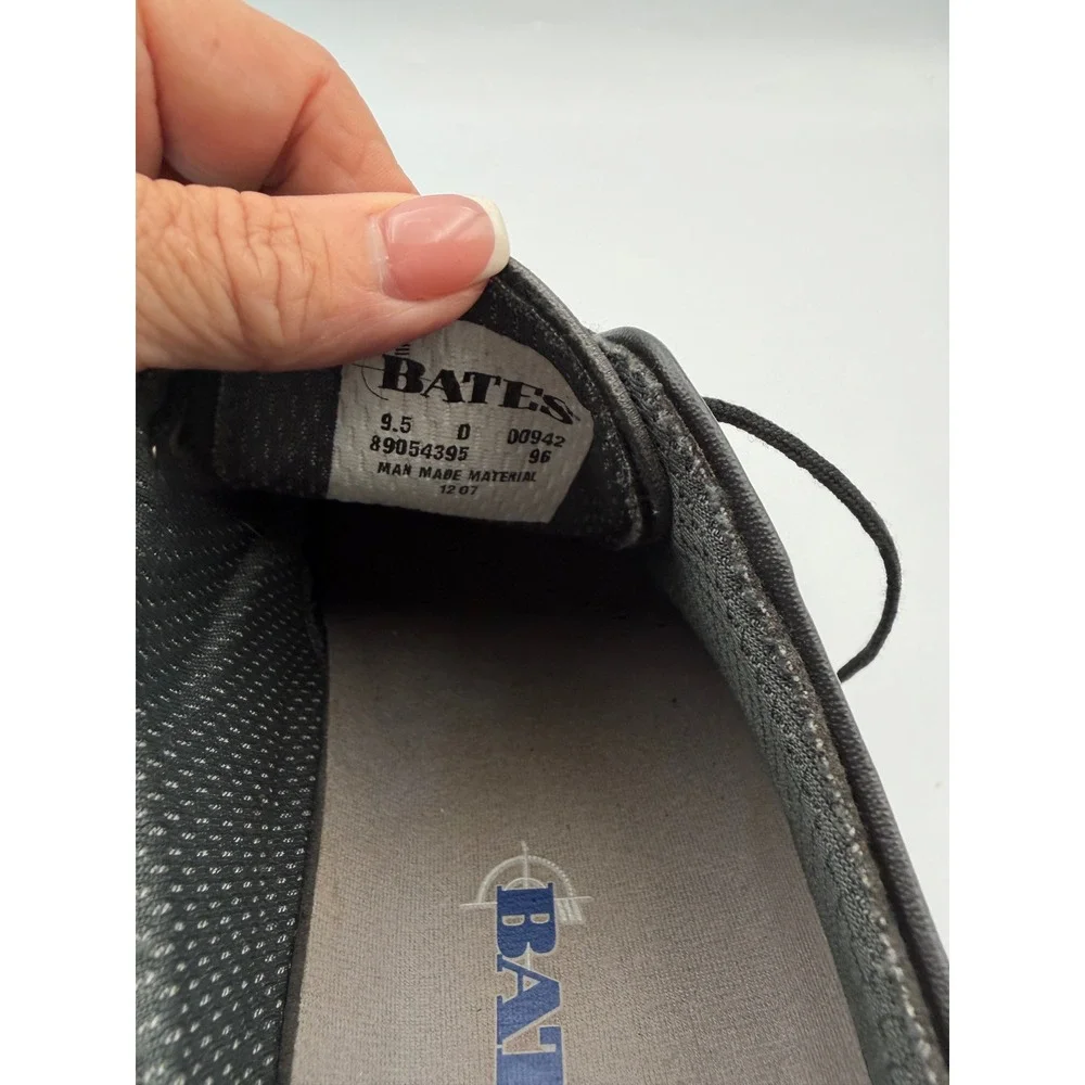 Bates High Gloss Oxford Mens 9.5 D Black Patent Dress Shoes 00942
